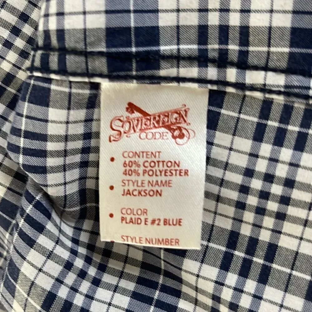 Sovereign Code casual button up shirt. Size Medium. - Picture 4 of 4
